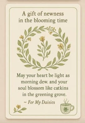 Blessing - Gift of Newness